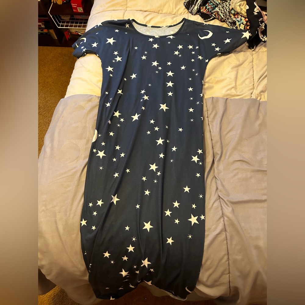 SHEIN blue star dress